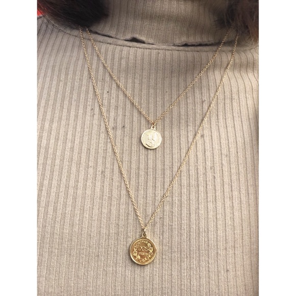 LAST 2 Pieces - The Must Have Retro Gold Coin Necklaces - Picture 7 of 7